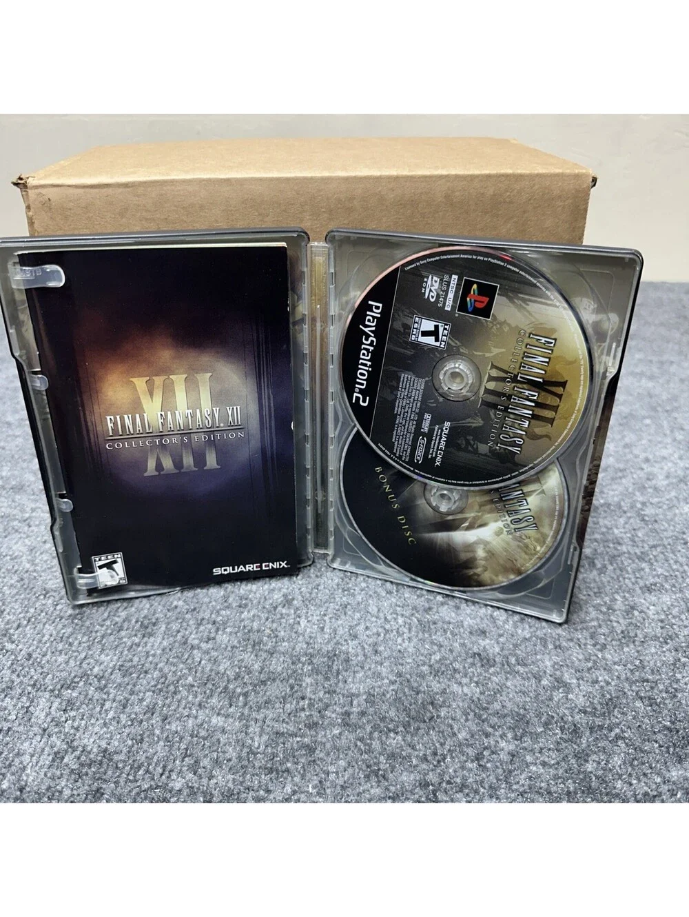 Final Fantasy 12 PS2 Collector’s Edition CIB W/ Manuals & Reg Card Tested